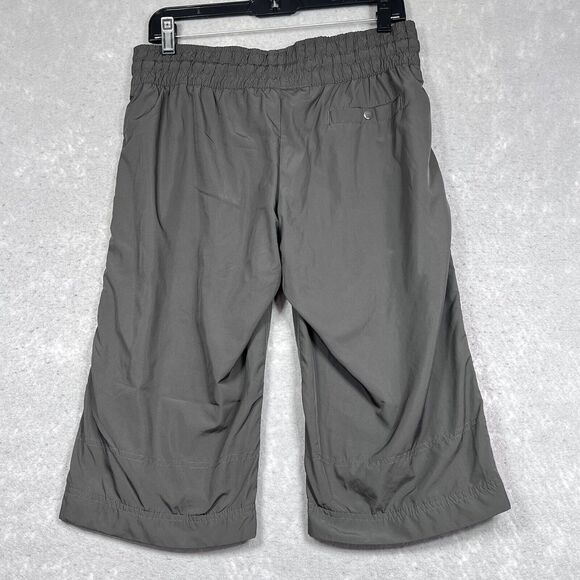 Vintage Nike Capri Track Pants Womens Size Medium Grey Tag Inseam 15 in - Picture 8 of 10